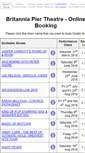 Mobile Screenshot of bookings.britannia-pier.co.uk